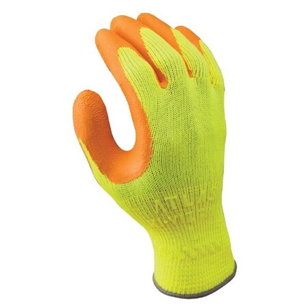 Best Glove Best Glove 845-317L-09 Dispose Gloves Palm Coated- Orange Natural Large Size 9 Pack - 12 845-317L-09